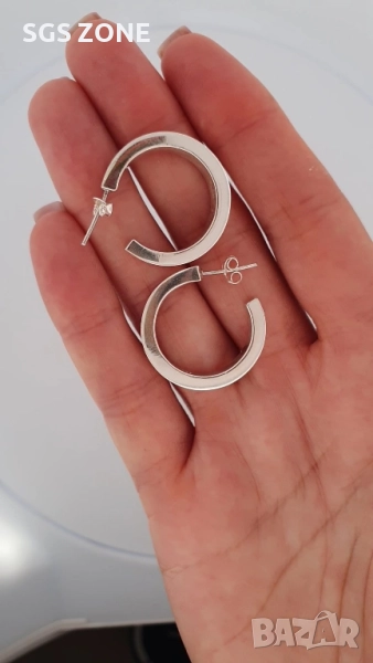 СРЕБЪРНИ ОБЕЦИ 925, снимка 1