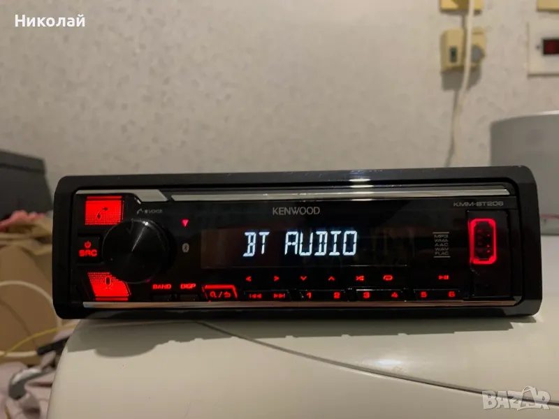 Авто радио Kenwood Bluetooth, снимка 1