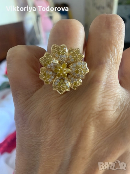 14К златен пръстен Van Cleef&Arpels-ТОП ОФЕРТА, снимка 1