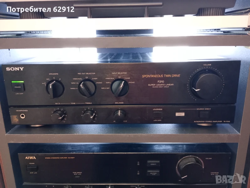 Продавам усилвашел Sony ta F210, снимка 1