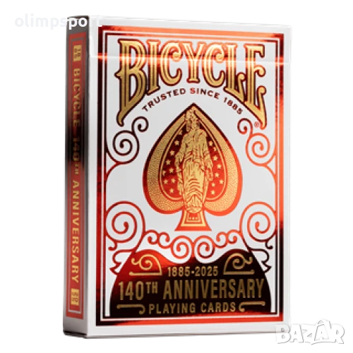 карти за игра BICYCLE 140TH ANNIVERSARY нови   , снимка 1