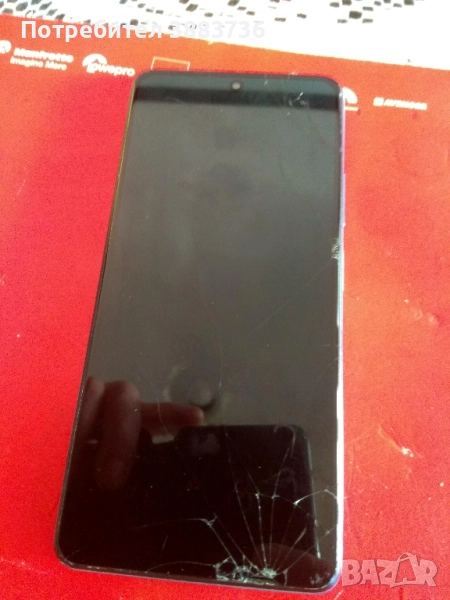 Телефон Xiaomi Redmi Note 10 Pro-счупен дисплей, снимка 1