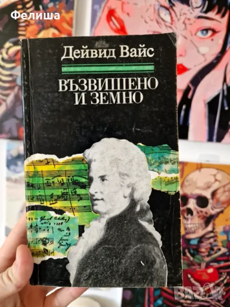  	Възвишено и земно (Роман за живота и епохата на Моцарт) - Дейвид Вайс , снимка 1