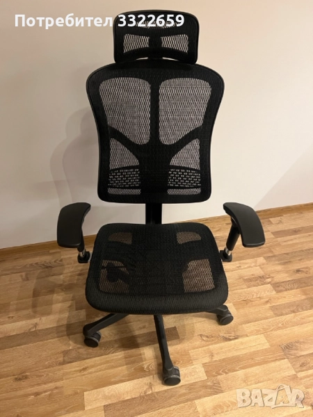 Ергономичен стол RFG TECH@SMART, Multi-function, до 250 kg, черен, снимка 1