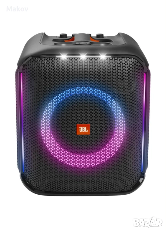  JBL Partybox Encore, 100W, Bluetooth, 10H, Light show, IPX4, Безжичен микрофон, , снимка 1