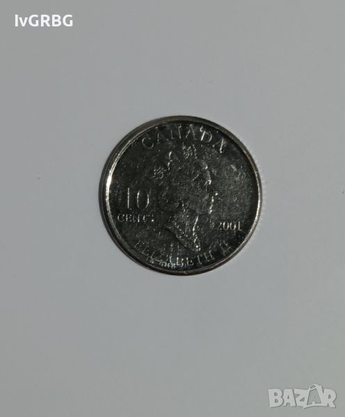 10 цента Канада Юбилейна монета Year of Volunteers
, снимка 1