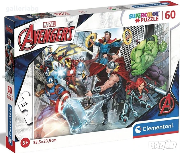 Оригинален пъзел Marvel Avengers – 60 части от Clementoni!, снимка 1