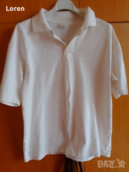 Подарявам!Подарявам бяла памучна дамска тениска , снимка 1