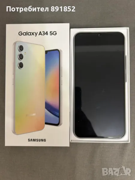 Samsung Galaxy A34 5G, 256GB, в гаранция, снимка 1