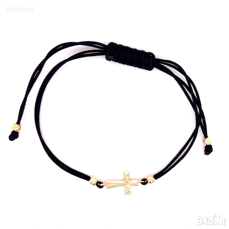 Златна регулируема гривна 0,90гр. 14кр. проба:585 модел:36395-3, снимка 1