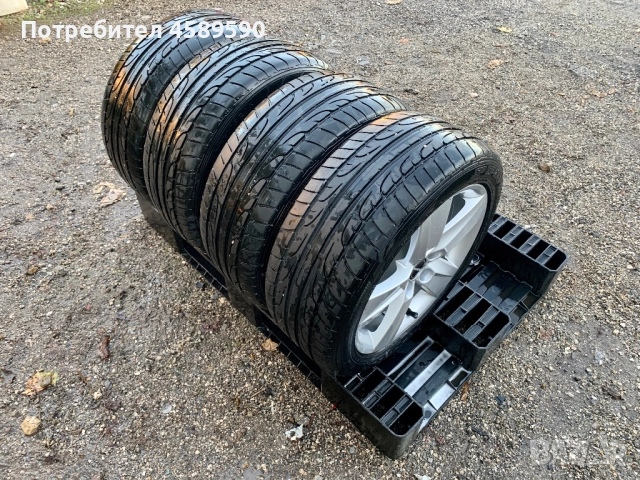 4бр.Алуминиеви джанти 16цола 5x100+ГУМИ 215/45/16 за Skoda Roomster,Fabia,Rapid,Vw Polo,Seat, снимка 13 - Гуми и джанти - 52124331