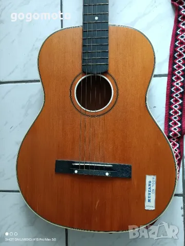 Китара класическа Otwin parlor guitar 1950-55, Otwin 🎸, китара 🎸 резонансова  , снимка 15 - Китари - 49872326