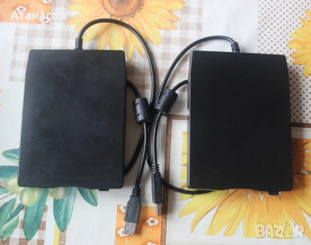 USB Floppy Disk,3.5" USB External Floppy Disk Drive Portable 1.44 MB FDD for PC , снимка 1