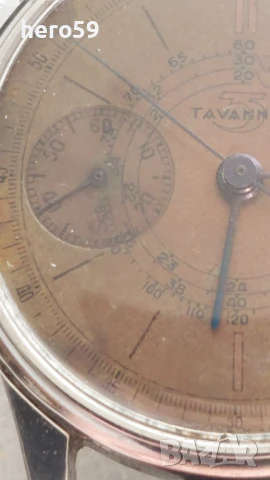 Мъжки колекционен часовник хронограф-Таванес 1940г./Tavannes chronograph watch/, снимка 11 - Мъжки - 50526314