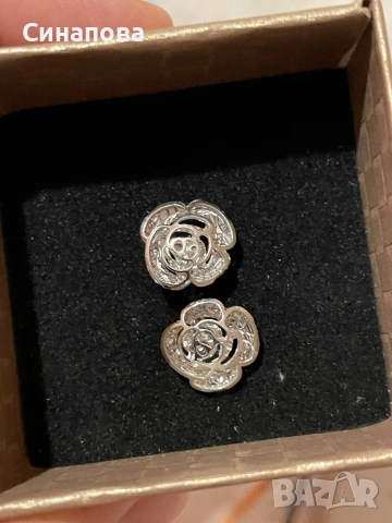 Дамски златни обеци, снимка 6 - Обеци - 54193678