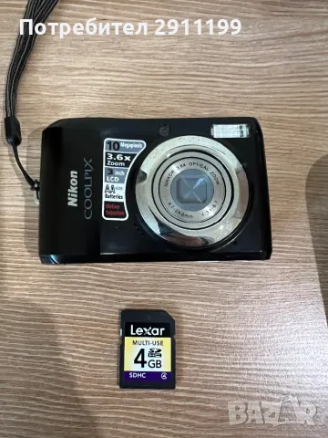 Фотоапарат Nikon 10Mp, снимка 8 - Фотоапарати - 48163971