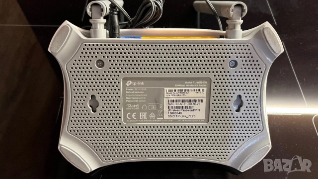 Рутер TP-link TL-WR840N, снимка 3 - Други - 52425166