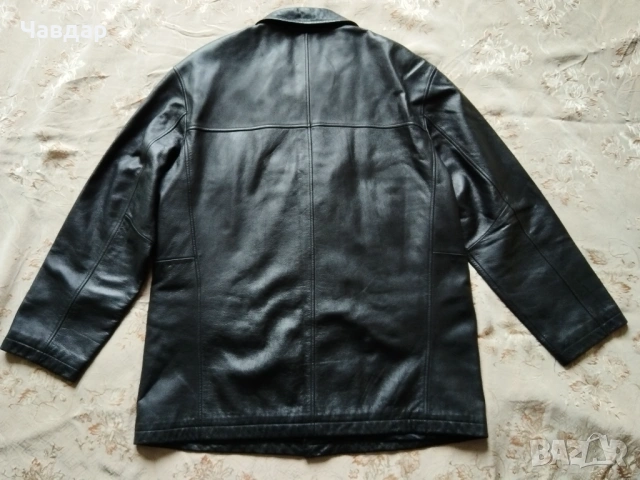 Мъжко кожено яке CANDA - размер XL/XXL, снимка 3 - Якета - 53488970