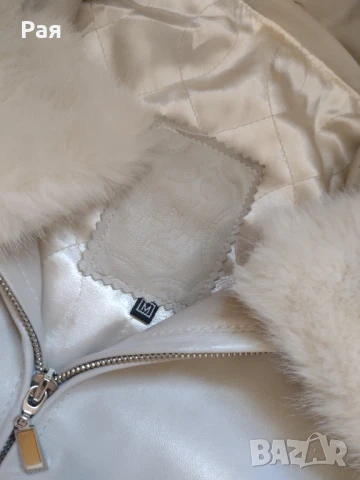 Елегантно кожено яке, снимка 13 - Якета - 50672679