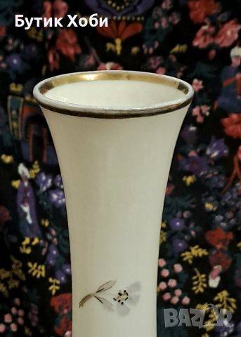 Винтидж ваза баварски порцелан  J. Seltmann , снимка 5 - Антикварни и старинни предмети - 46419123
