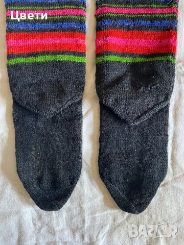 Автентични, вълнени чорапи за носия от Плевенския регион. ❤️, снимка 5 - Антикварни и старинни предмети - 45237207