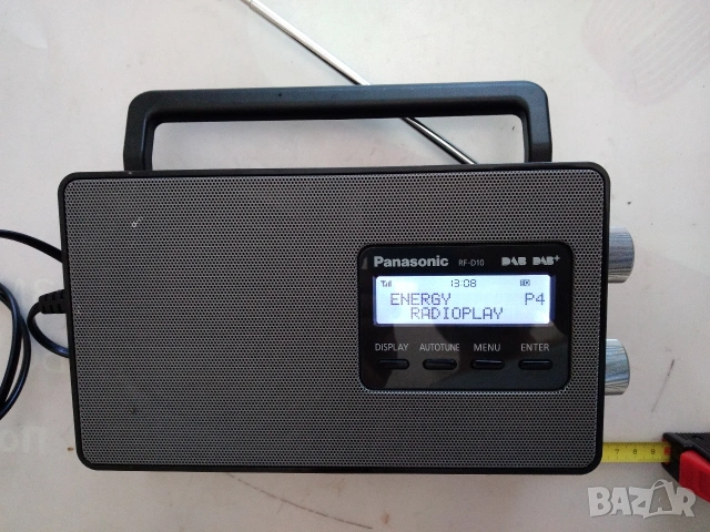 FM/DAB радиоприемник PANASONIC RF-D10, снимка 2 - Радиокасетофони, транзистори - 54097226