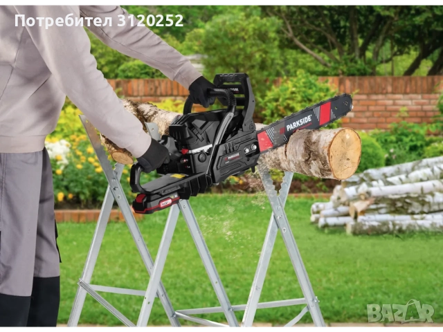 Бензинова Резачка с Ел Стартер Parkside Performance , снимка 12 - Градинска техника - 51919291