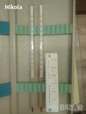 Термометър за минусови температури.