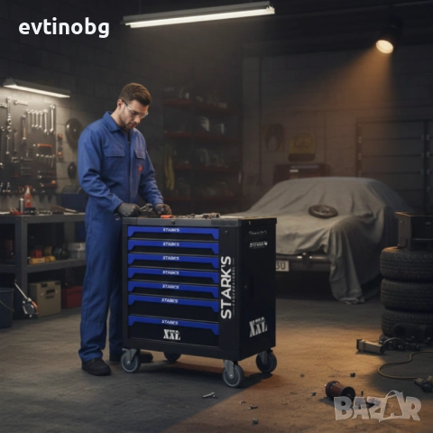 Професионална количка с инструменти 258 части – пълен набор за автосервизи и майстори, снимка 4 - Куфари с инструменти - 53788406