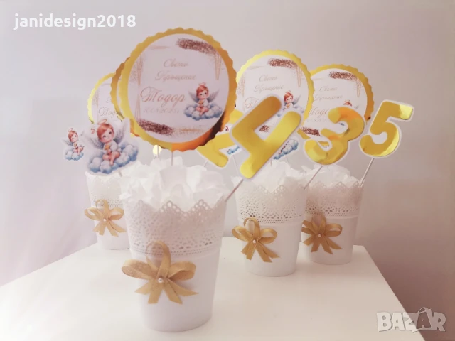 Украса За маса, номера за масите за кръщене, снимка 13 - Други - 51291531