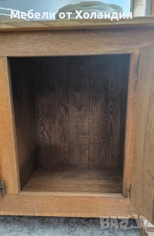 Масивен дъбов шкаф-етажерка, снимка 7 - Етажерки - 54226112