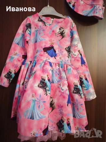 Детски официални рокли Елза, барби, снимка 11 - Детски рокли и поли - 54134087