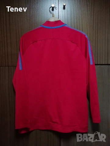 Barcelona Nike 1/4 zip оригинална блуза горнище Барселона , снимка 2 - Спортни дрехи, екипи - 52996479