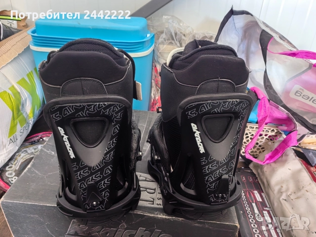 сноуборд ботуши комплект с автомати , снимка 5 - Зимни спортове - 52241172