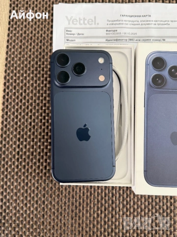 НОВ! 1Tb *ЛИЗИНГ* iPhone 17 Pro Deep Blue / 36М ГАРАНЦИЯ , снимка 3 - Apple iPhone - 53520220