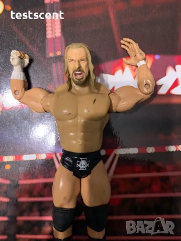 Екшън фигура WWE Triple H Трите Хикса Jakks Ring Rage Series играчка figure, снимка 7 - Колекции - 48507216