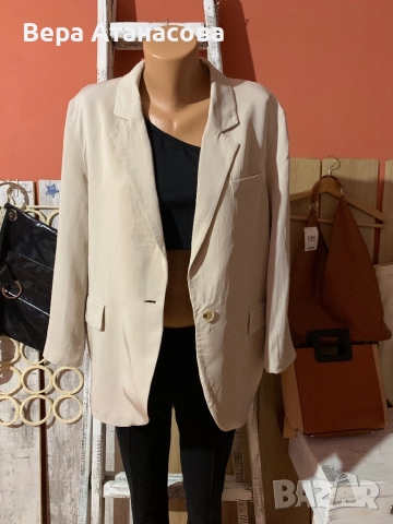 🧥 Oversized сако Zara в бежов цвят🤎 м размер👢