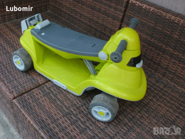 Детски ръчно управляем мотор с 4 колела - за деца от 2 до 4 год !, снимка 4 - Детски велосипеди, триколки и коли - 53996066