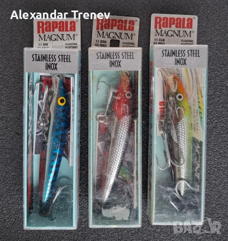 Воблери Rapala FMAG-9,11,14,18, снимка 2 - Екипировка - 54168743