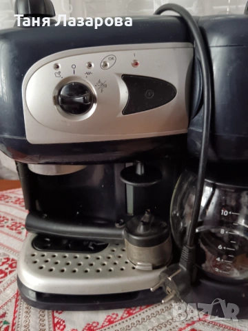 DeLonghi кафемашина - шварц и еспресо, използвана, снимка 3 - Кафемашини - 53064174