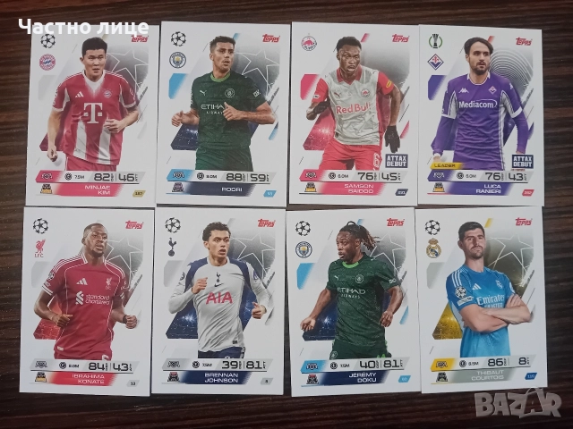 Карти Champions league Match Attax 2025/2026, снимка 2 - Колекции - 52928388