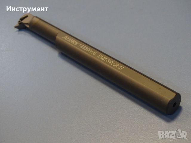 Борщанга със сменяемa пластинa ATORN E12K-SVLCR-07 boring bar 12230068, снимка 5 - Други инструменти - 46647937