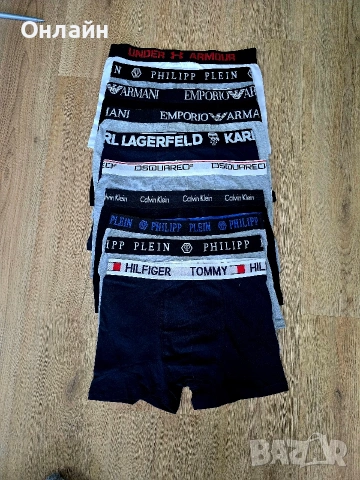 10 чифта боксерки , снимка 3 - Бельо - 53176643