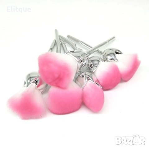 Шест броя четки за грим с форма на роза HZS44, снимка 8 - Други - 52830531