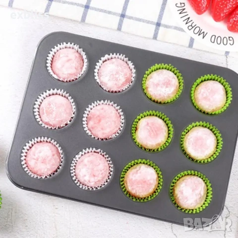 Мини хартиени форми за кексчета, мъфини или бонбони 100бр., снимка 3 - Аксесоари за кухня - 53387606