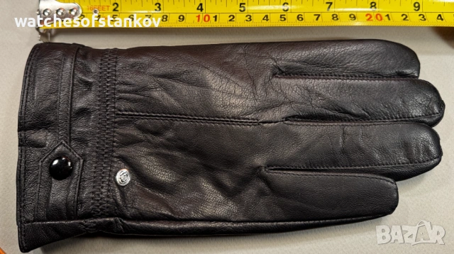 Елегантни Мъжки ръкавици от естествена  агнешка кожа, снимка 8 - Ръкавици - 53171138