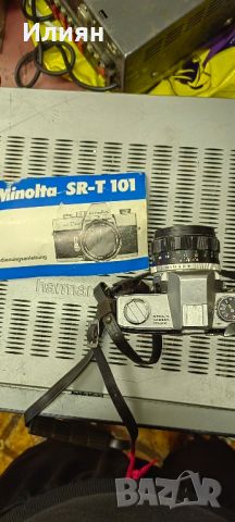 SLR апарат minolta srt 101, снимка 2 - Фотоапарати - 45420770