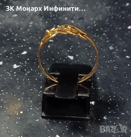 Златен пръстен /585/, снимка 4 - Пръстени - 53103682