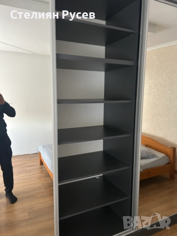 3009 трикрилен MDF МДФ гардероб 240/235см цена 2 000 лв или  1022.58евро   -235см висок, 240см широк, снимка 6 - Гардероби - 51894728