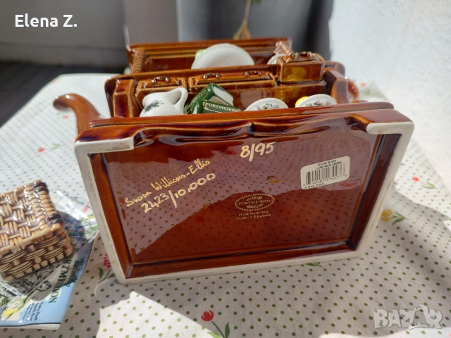 Подписан рядък чайник Portmeirion Botanic Garden Cardew, снимка 17 - Декорация за дома - 53808895